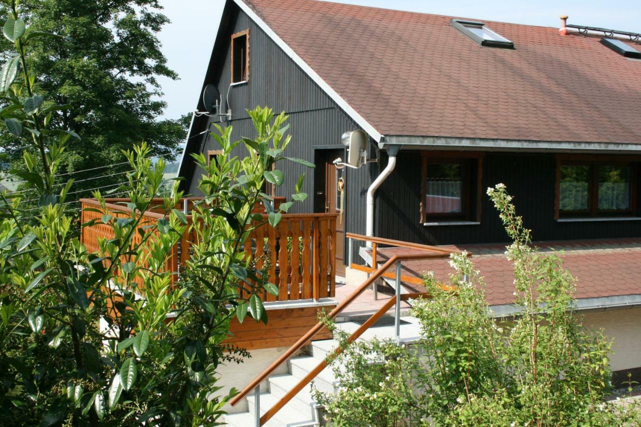 Ferienwohnung Hesse Am Wachberg Saupsdorf Exteriör bild