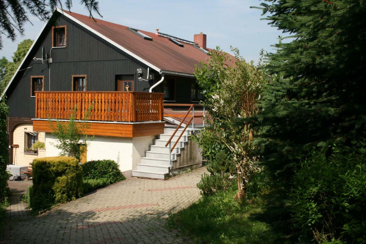 Ferienwohnung Hesse Am Wachberg Saupsdorf Exteriör bild